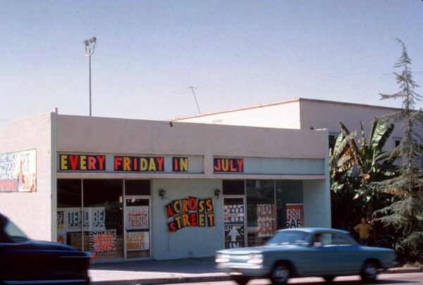 Sister Mary Corita Studio in the mid-1960s, courtesy of the Corita Art Center..