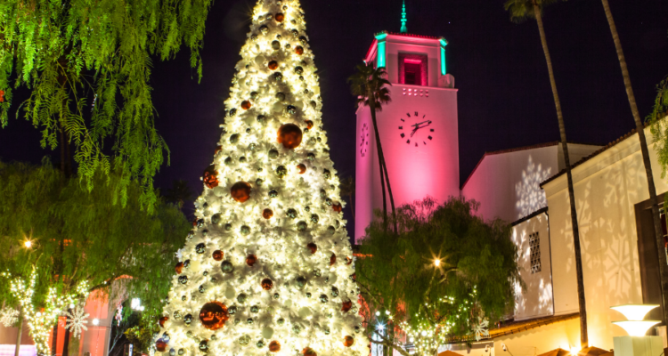 Union Stations dresses up for the holidays.