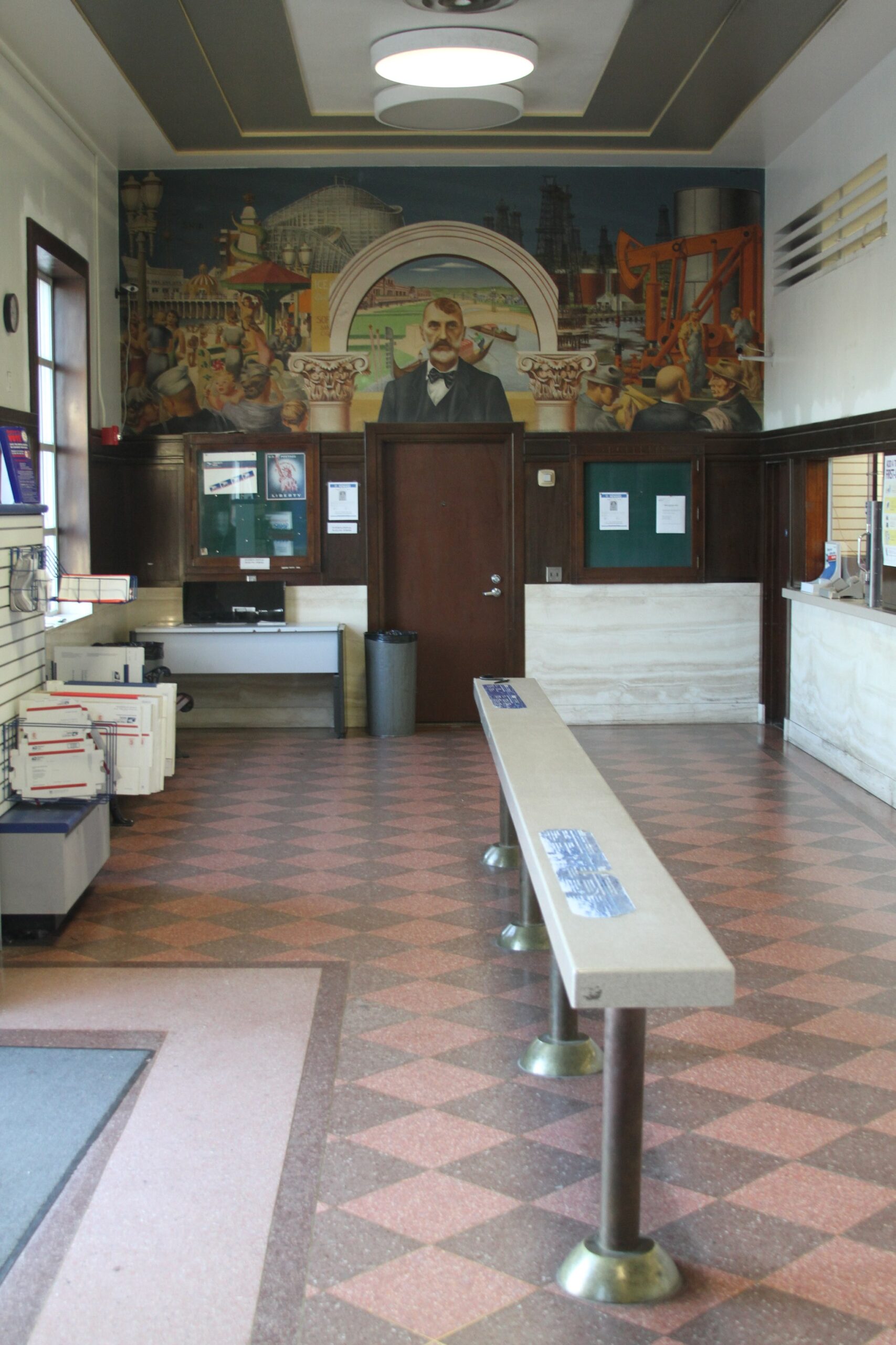 Venice Post Office lobby