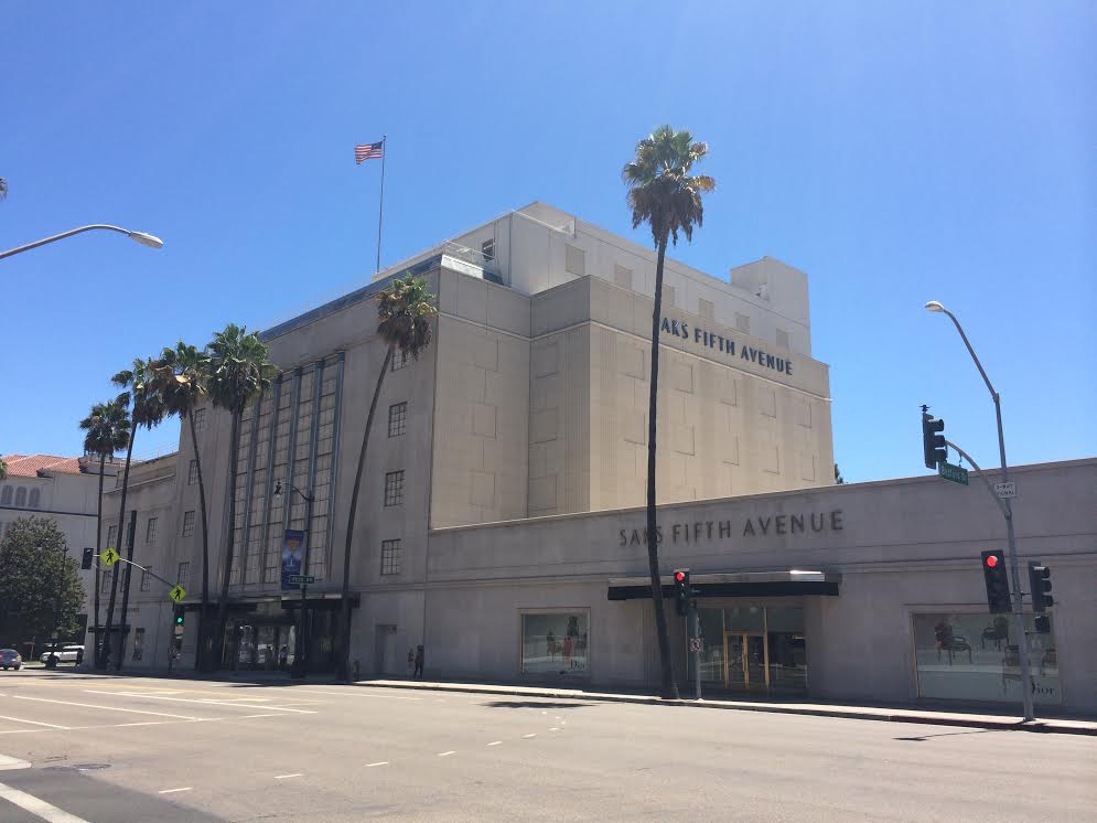 interior saks fifth avenue beverly hills