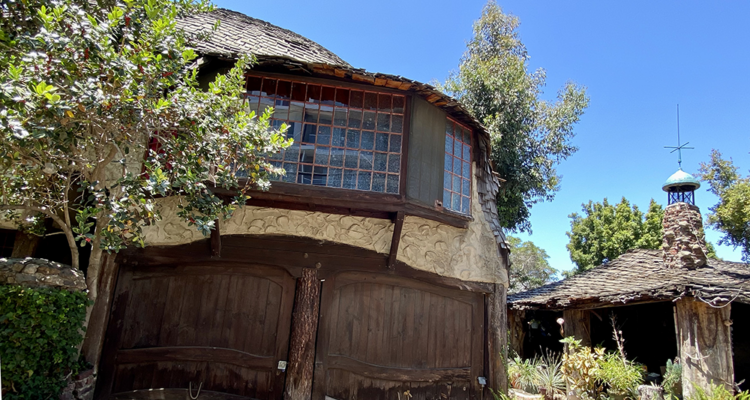 Exterior view of the Joseph and Lawrence Residence in Culver City