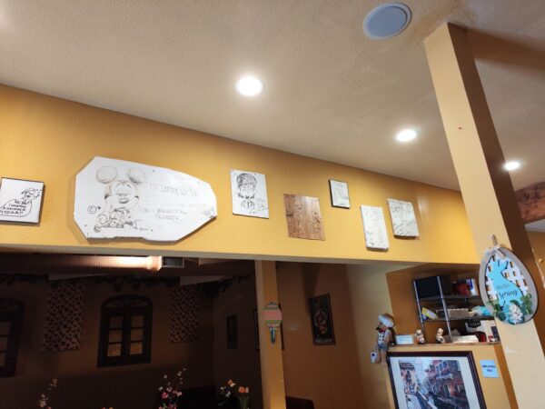 The sweet memory from the previous location’s wall