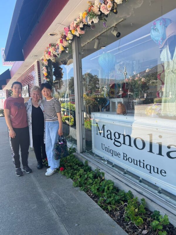 Founder and the owner, Karen Crisci with Fen Dong and Haiyan (Rebecca) Li