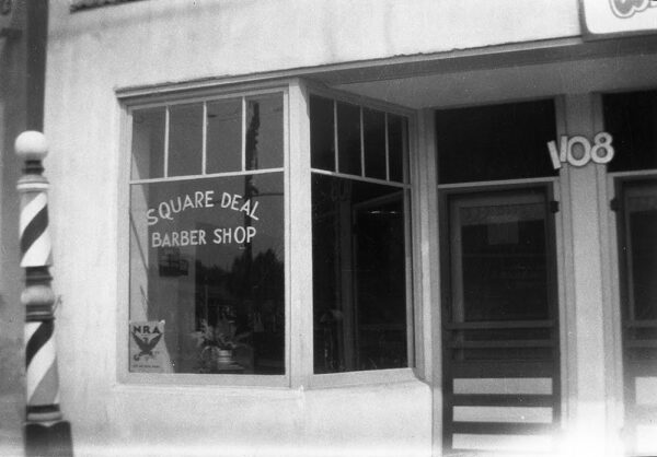 Historical photo of Square Deal Barbershop