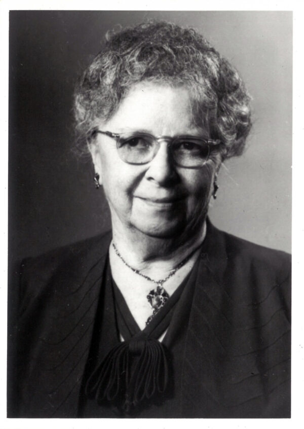 Black and white image of Dr. Lillian Titcomb, the UCLA’s retiring Head of Medicine.