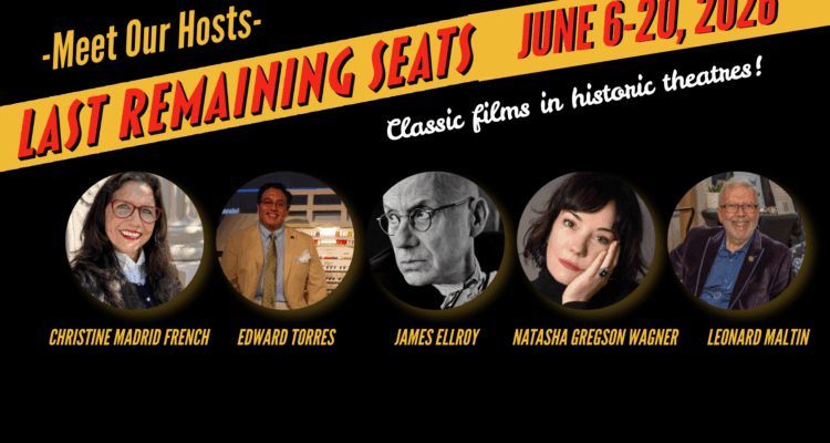 Christine Madrid French, Edward Torres, James Ellroy, Natasha Gregson Wagner, and Leonard Maltin